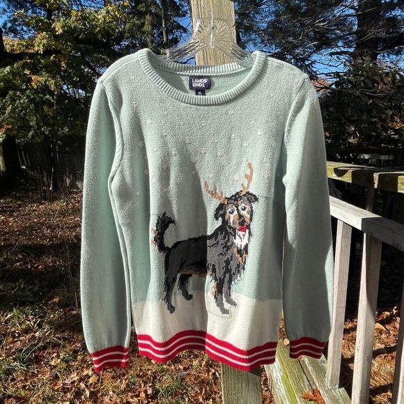 Kids Dog Intarsia Crewneck Sweater - Picture 2 of 6